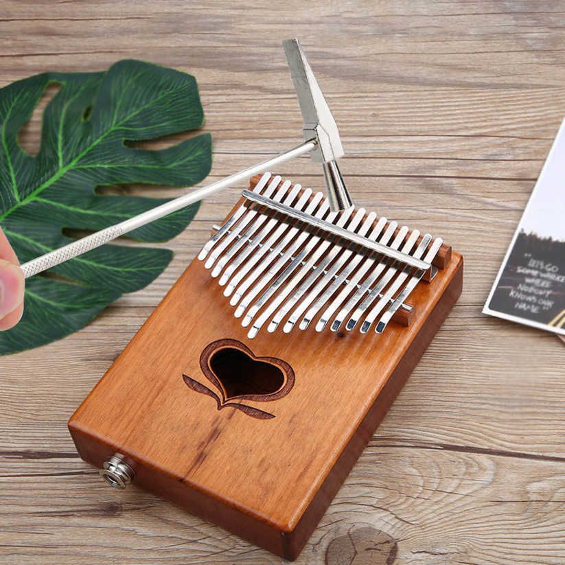 Kalimba Tone Tuning Hammer Thumb Piano Accessory Musical Instrument Tool Silver