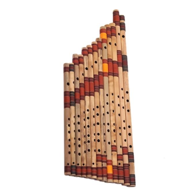 Bamboo Flute 13 Pcs - Natural Bamboo