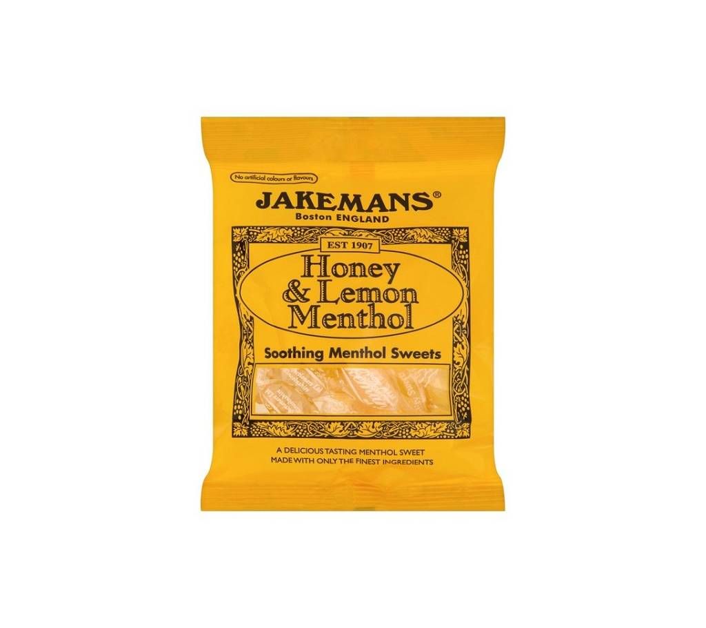 Jakemans Honey & Lemon Menthol Soothing Sweets UK