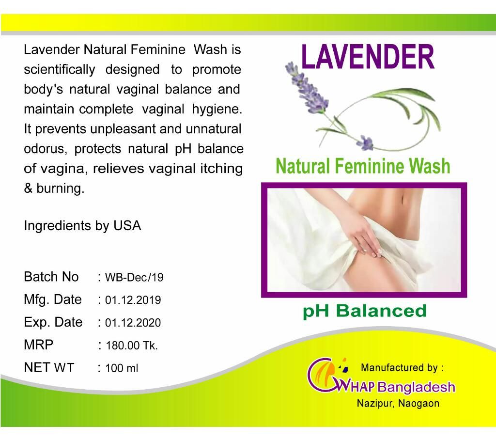 LAVENDER NATURAL FEMININE WASH