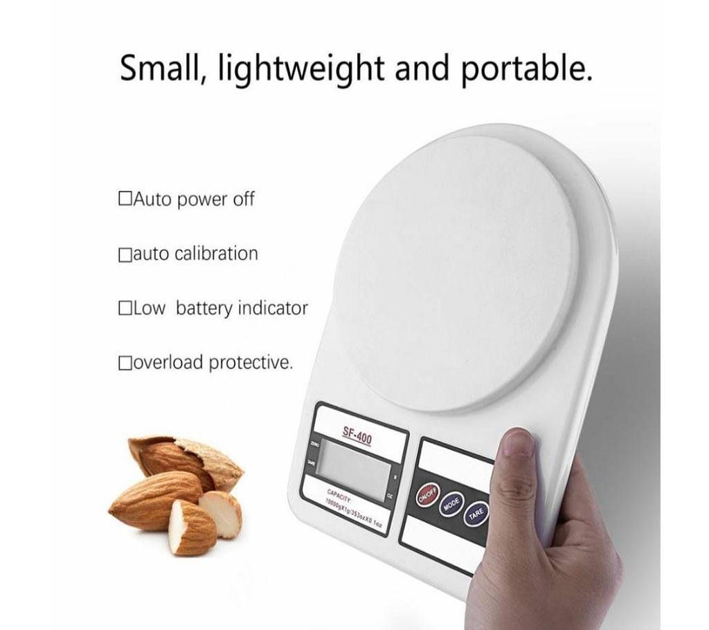 Kitchen Digital Weight Scale White 67  DNM