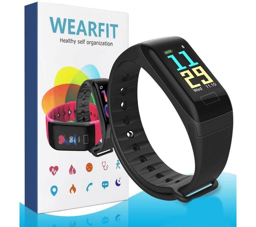 F1 plus Smart Band Color Screen Smart Wristband  WBL1