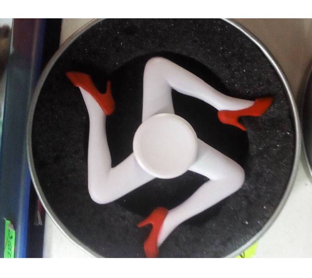 Ladies leg shaped metal fidget spinner 