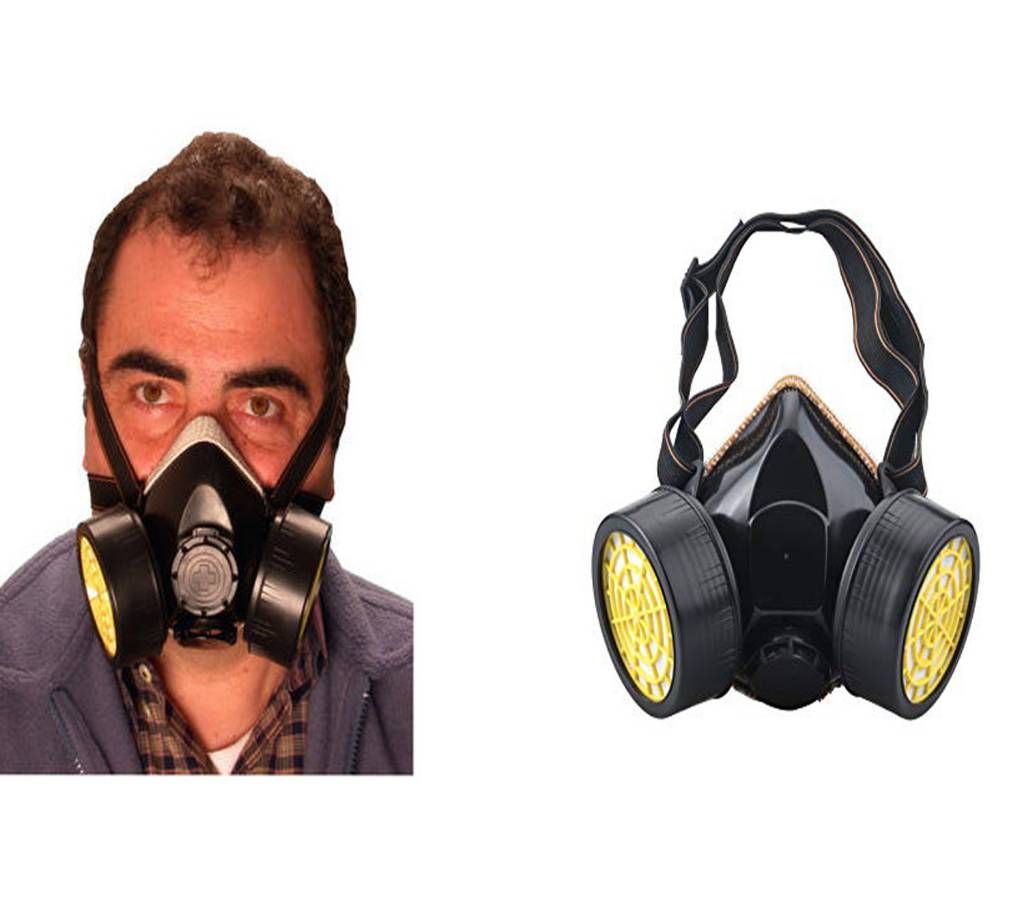 Gas mask for chemical risks 