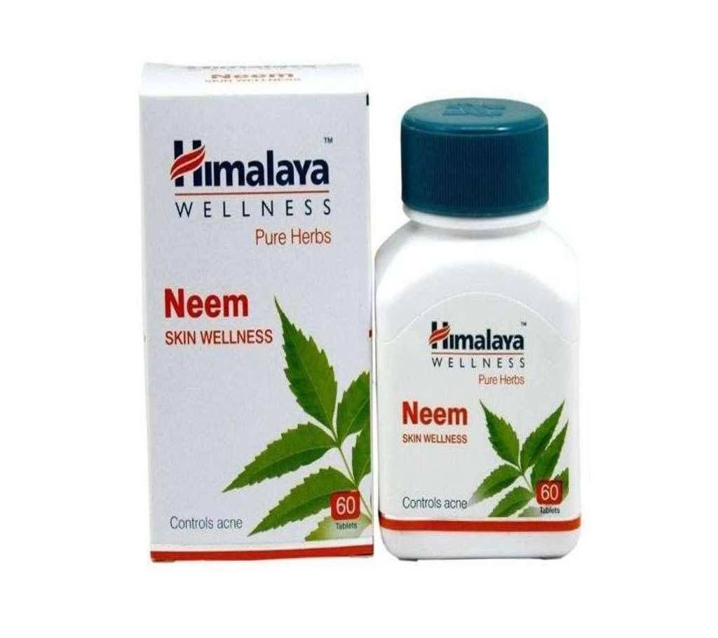 Himalaya Neem Pure Herbs Skin Wellness AND ACNE CONTROL - 60 Tablets (India)