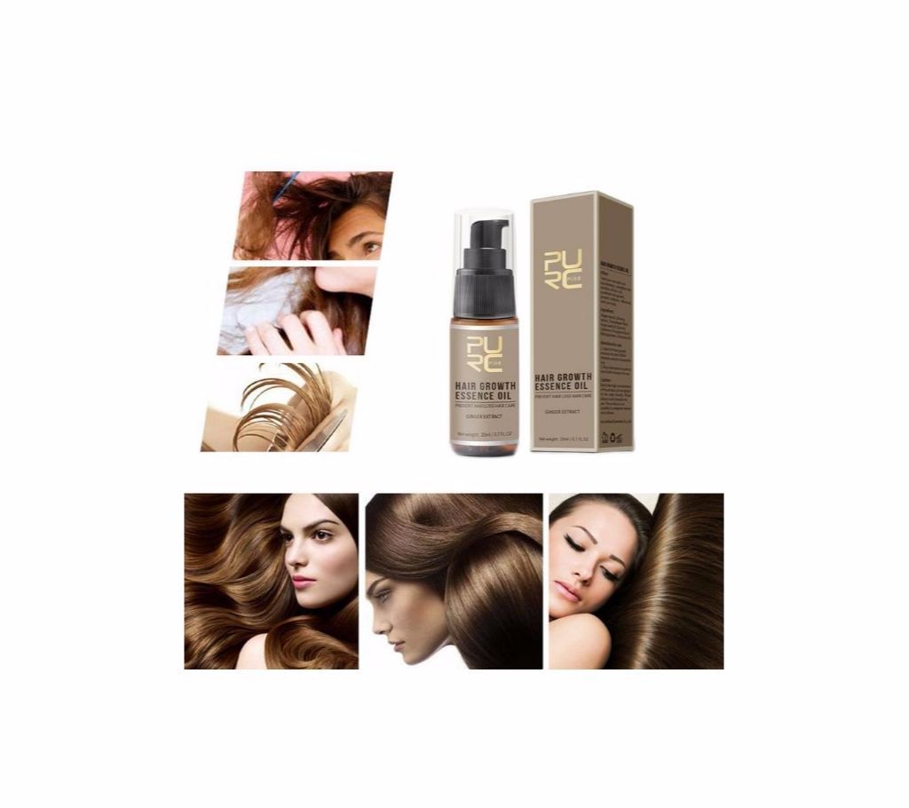20ml Fast Hair Growth Fluid Anti Hair Loss Ginger Essence Oil