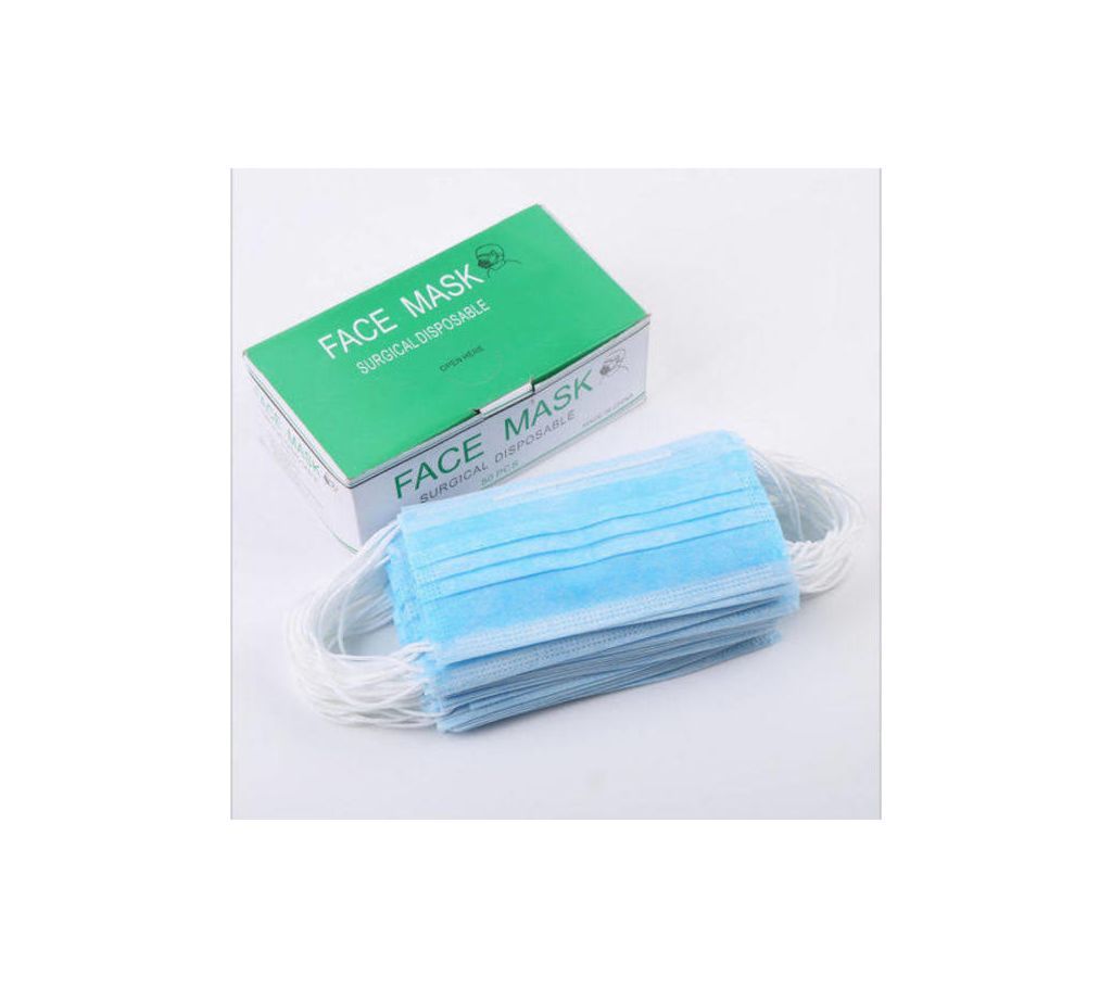 Anti Pollution Disposable Face Mask 50 Pieces