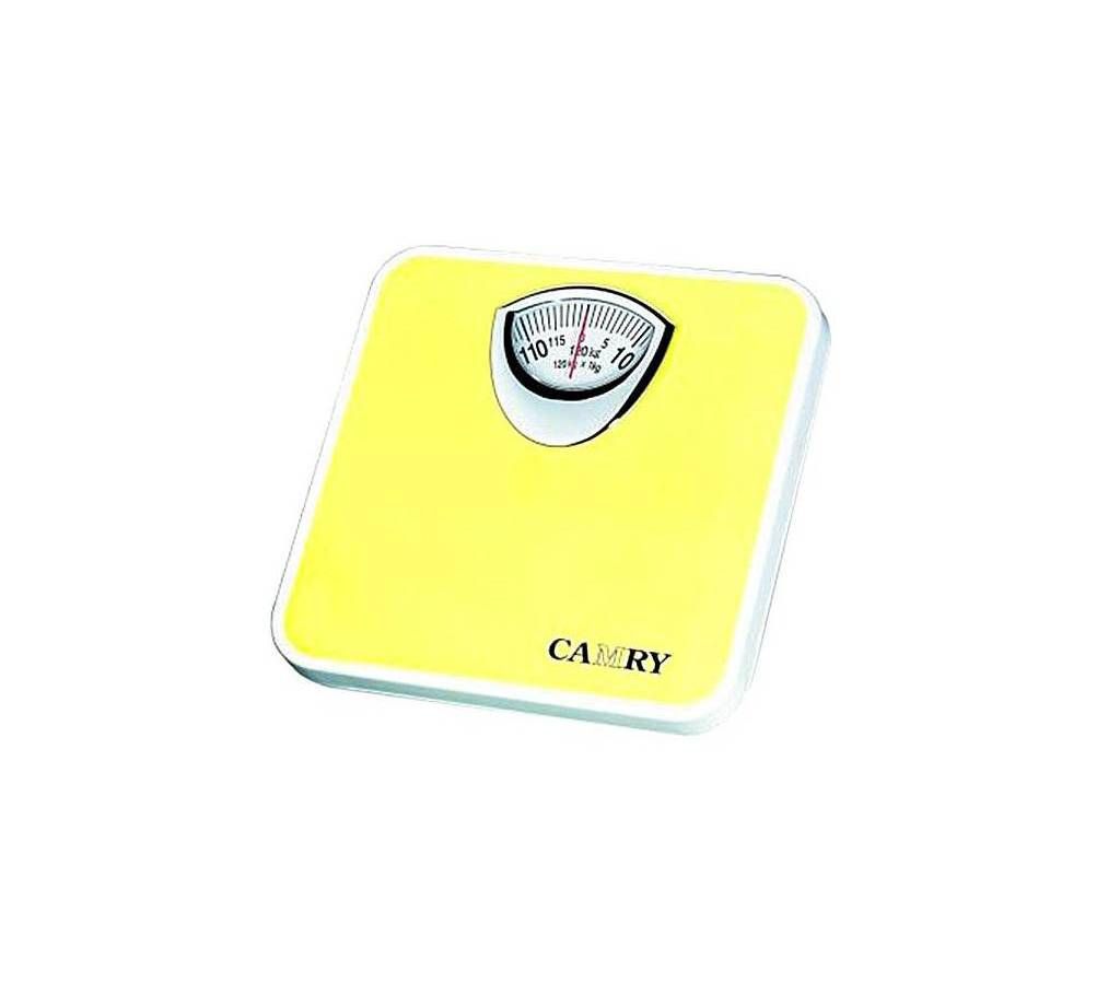 Camry digital weight Scale with Silver Decoration Ring - Yellow