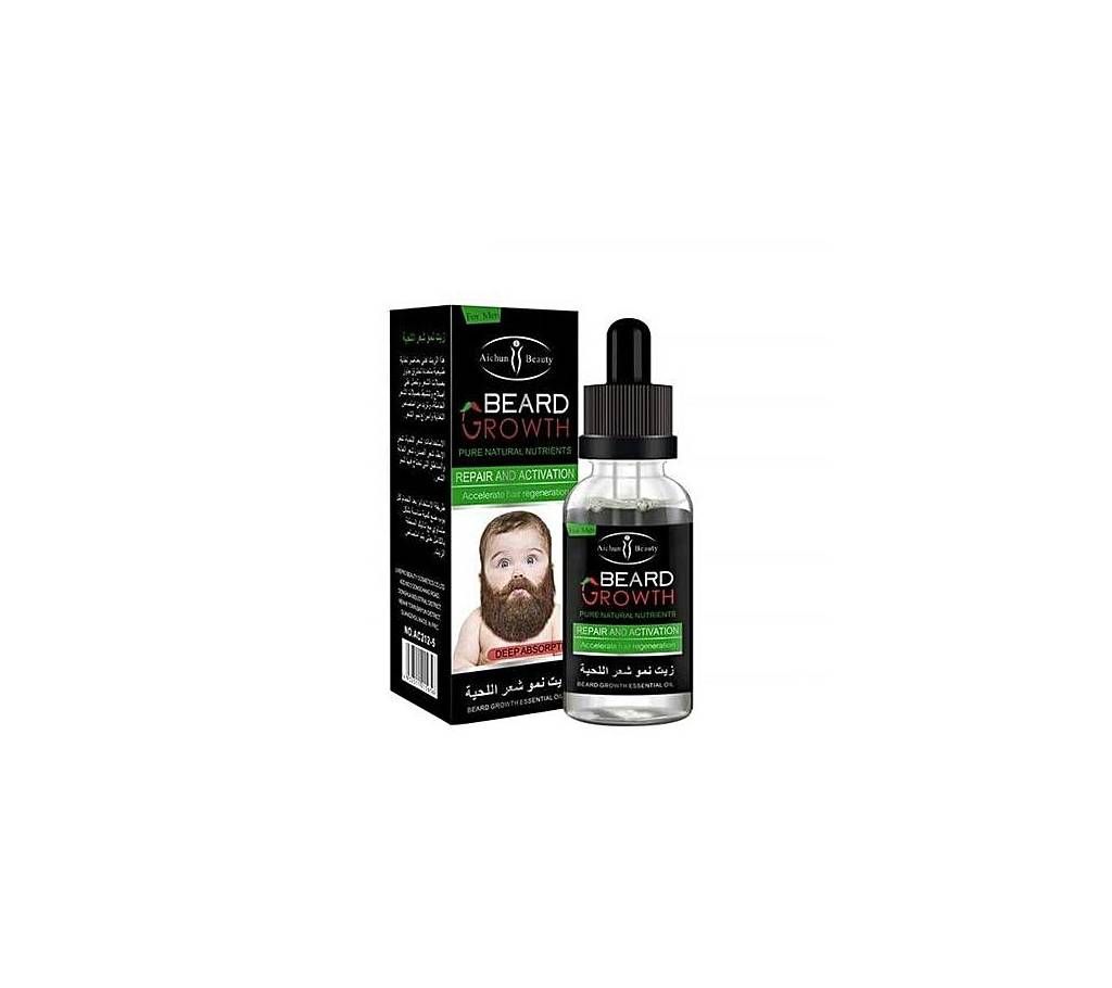 Aichun Beauty Beard Growth Essential Oil - 10gm Thailand
