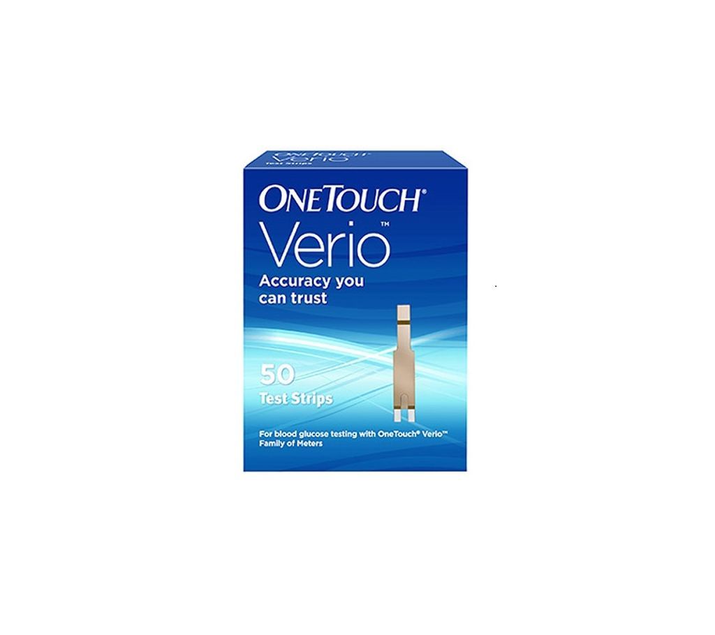OneTouch Verio Glucose Test Strip-50Pcs 