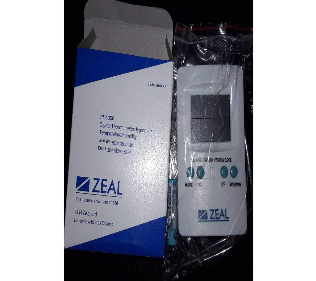 Zeal PH1000 Digital Thermometer Hygrometer