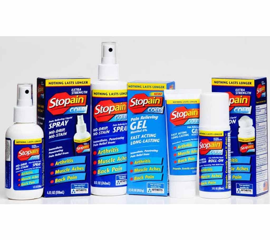 Stopain Cold Strength Pain Relief Spray 118 ml