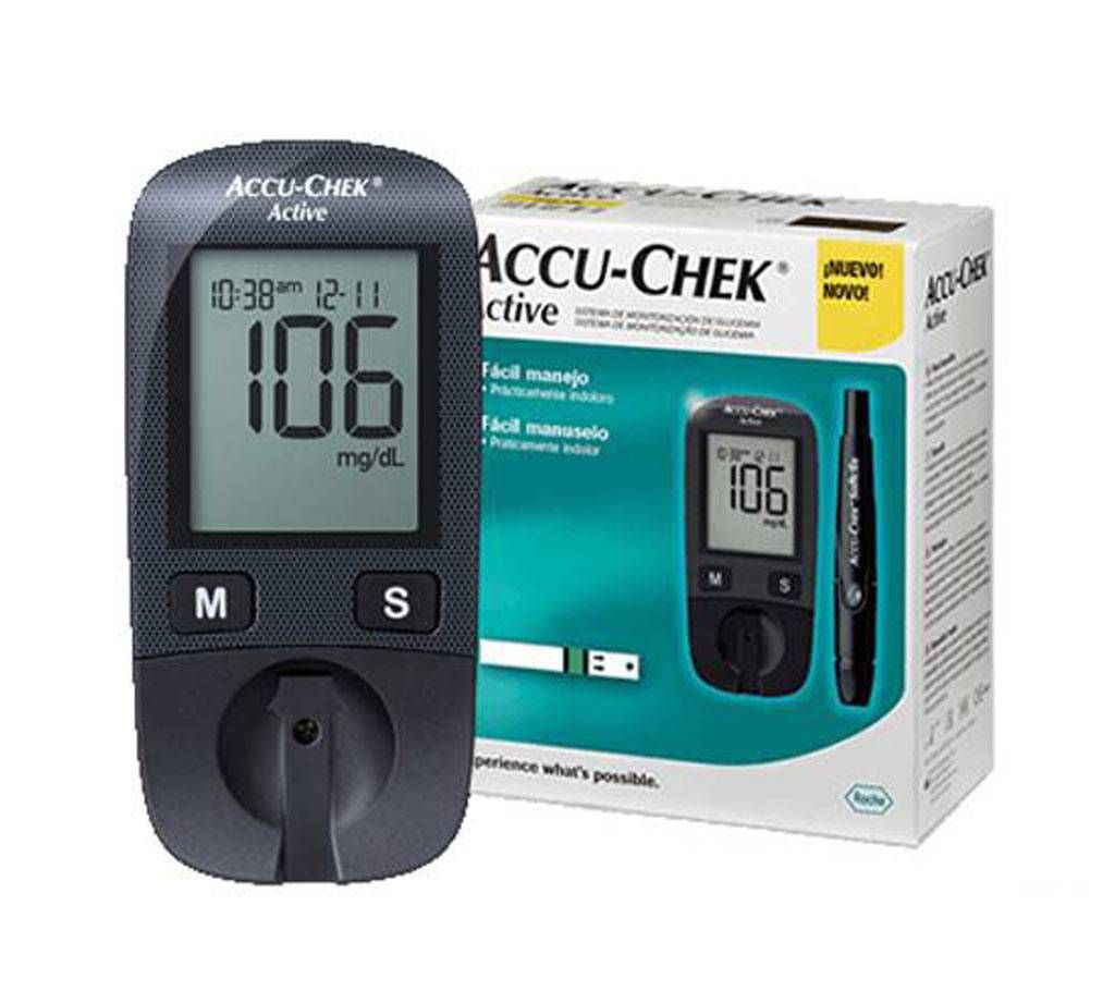Accu Chek Active Blood Glucometer 