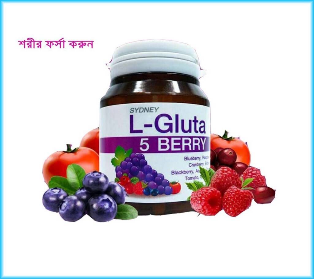 L-Gluta 5 Berry plus Whitening Skin Anti Aging vitamins Thailand 