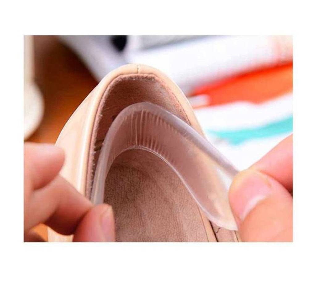 Transparent silicon shoe hill pads
