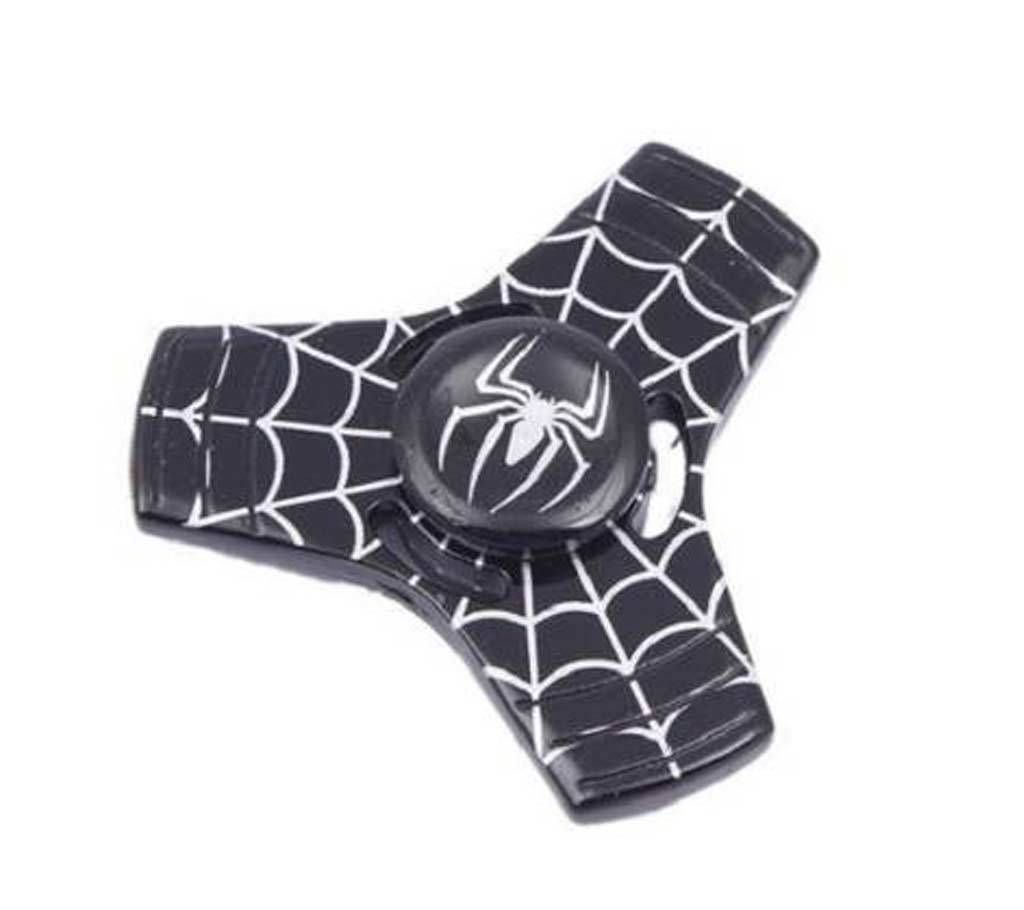 Metal Spider Man Fidget Spinner - Black