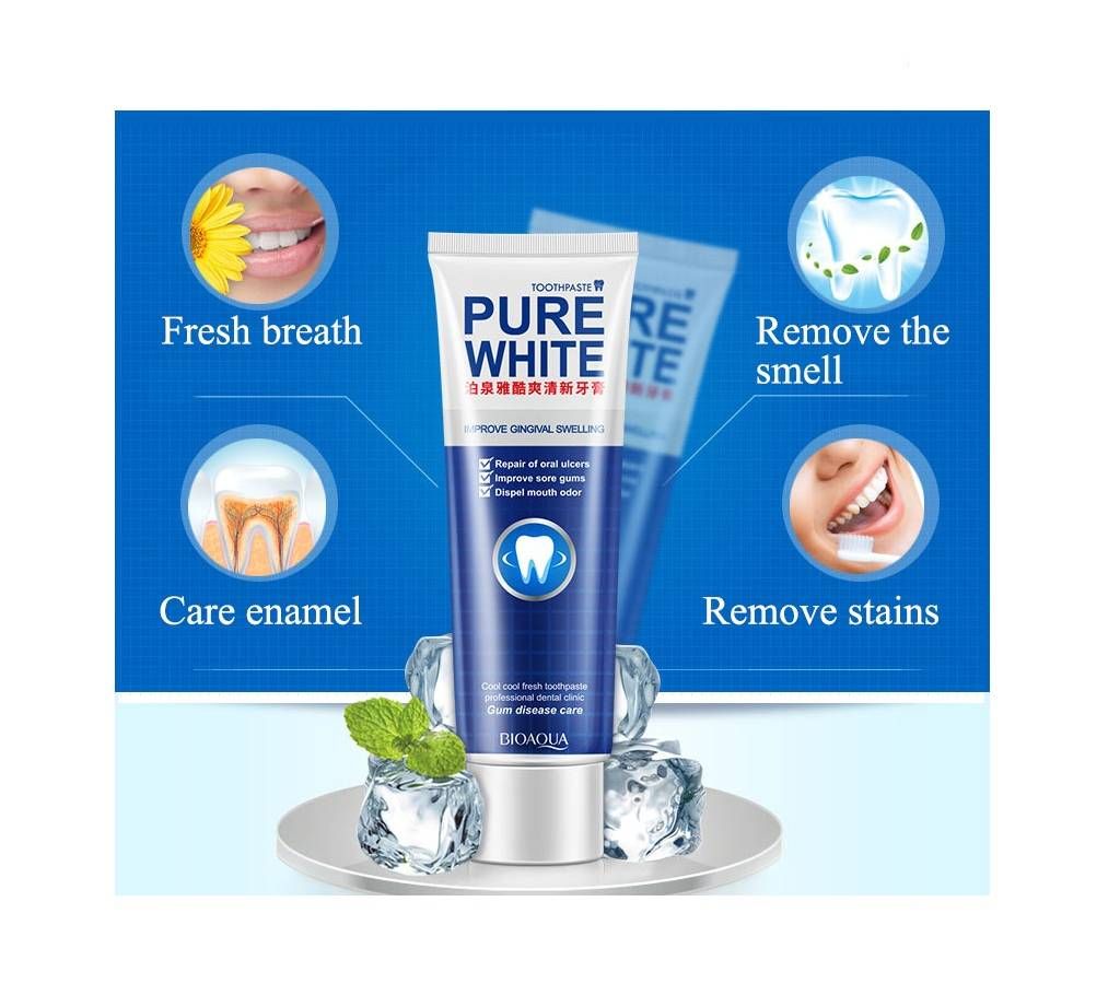 bioaqua Fresh Herbal Mint Toothpaste 150ml - China