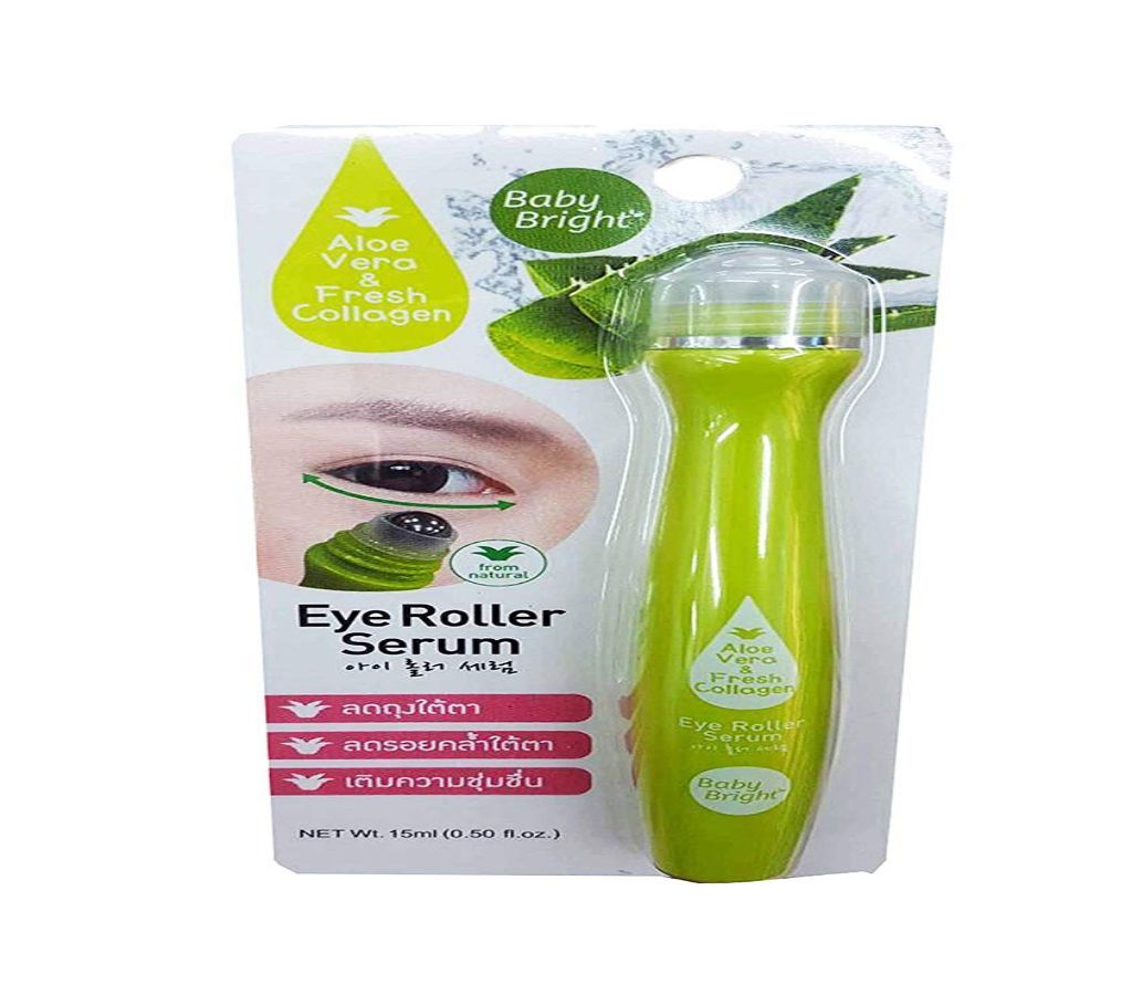 Baby Bright Aloe Vera & Fresh Collagen Eye Roller Serum 15g Thailand