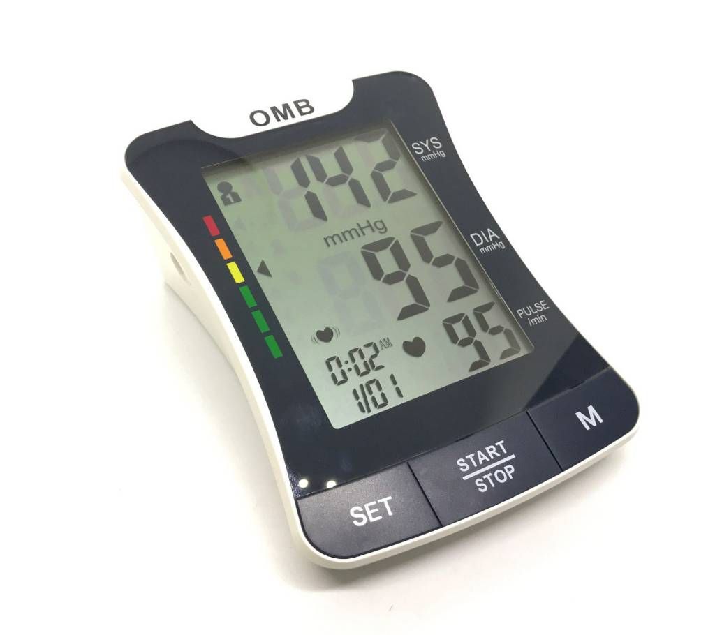 OMB Automatic Digital Blood Pressure Monitor, Arm Type, Taiwan (including AC Adapter to use without Battery)