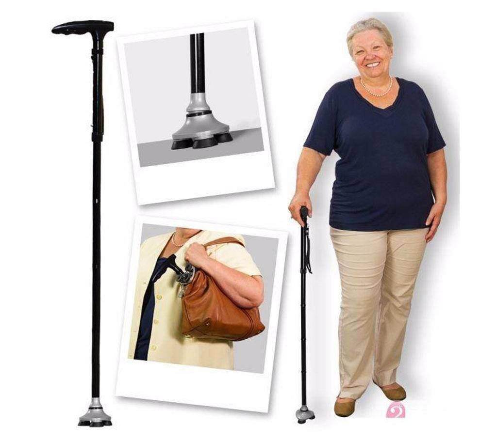 Magic Cane With Flash Light Walking Stick 