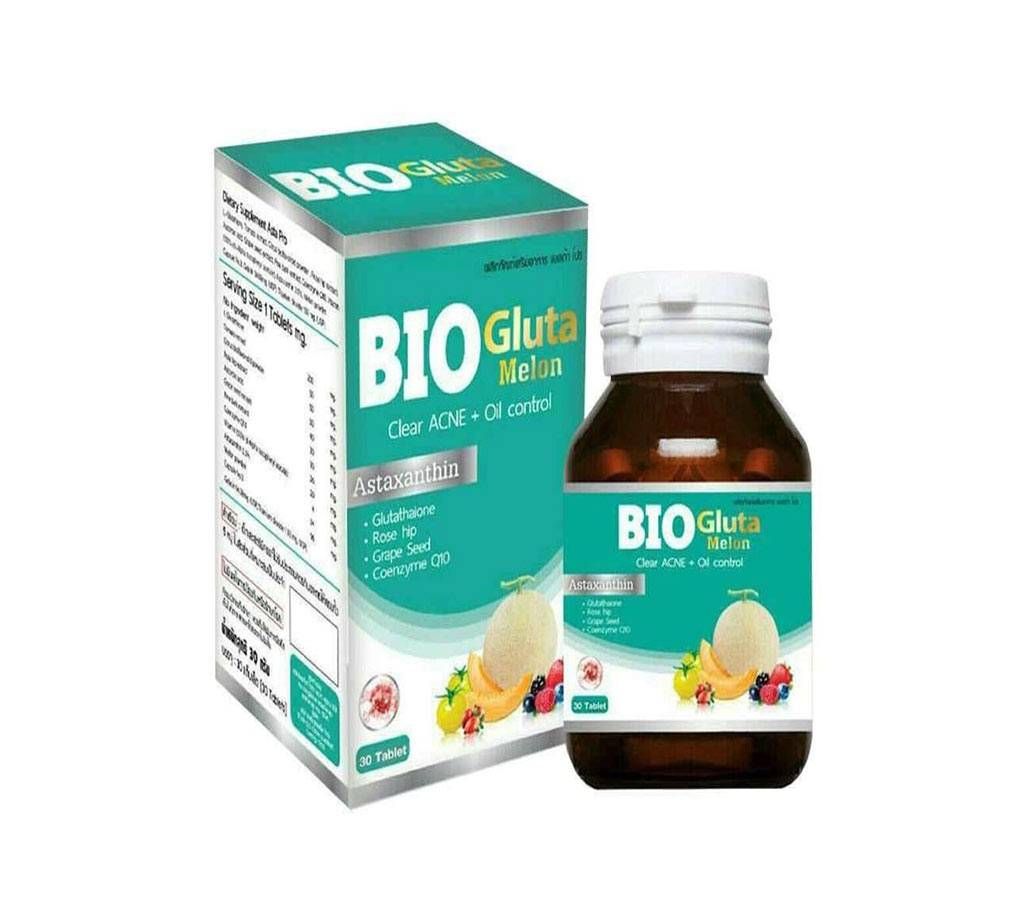 Bio Gluta Melon Fairness Capsule 30 Tablet (Thailand)