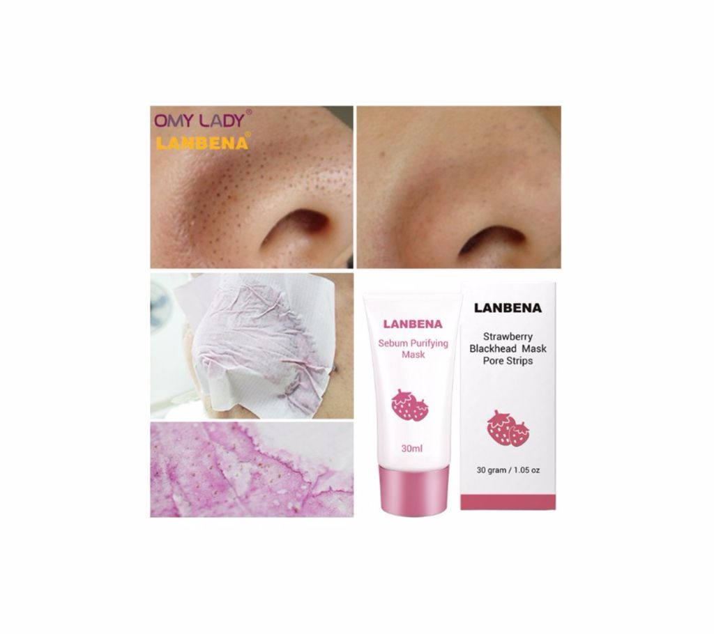 LANBENA  Peeling Off Blackhead Remover Face Masks Acne Treatment
