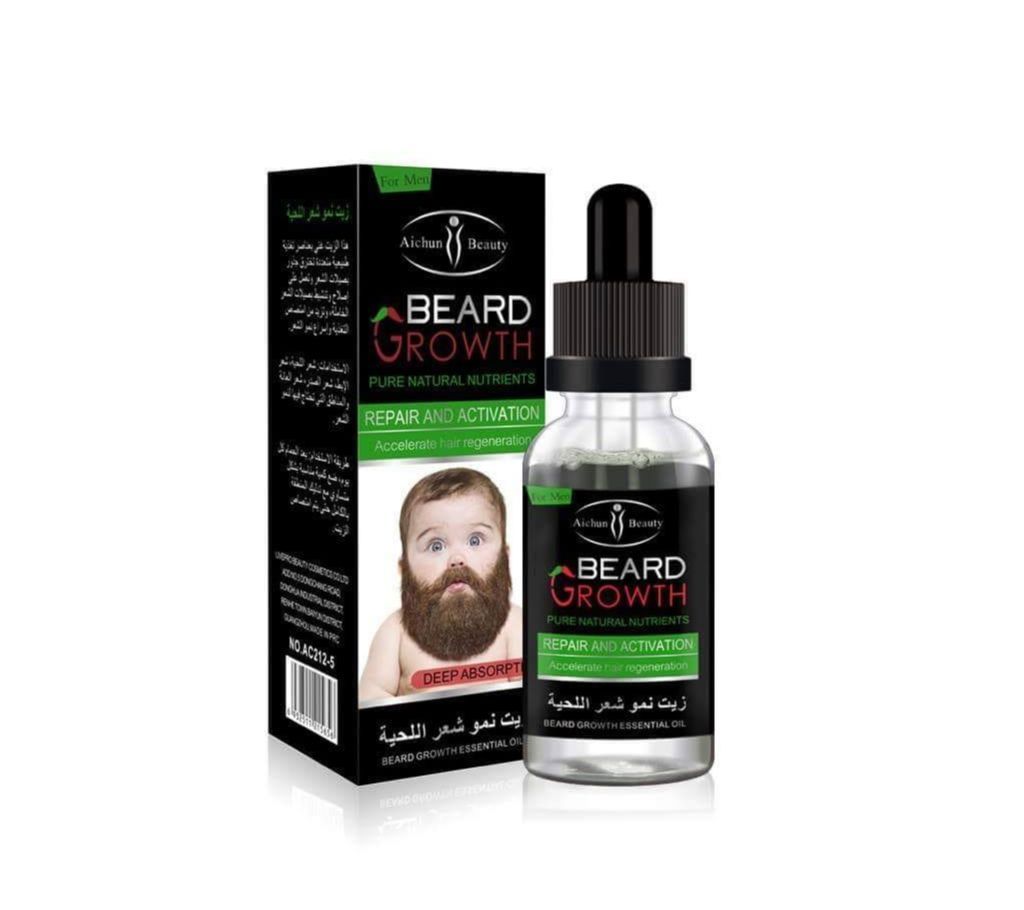Natural Organic Beard Growth Oil For Men - 30 ml