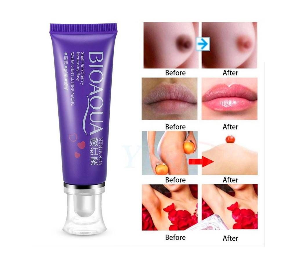 BIOAQUA Pink Cherry Lip Private Bleaching Pinkish Cream