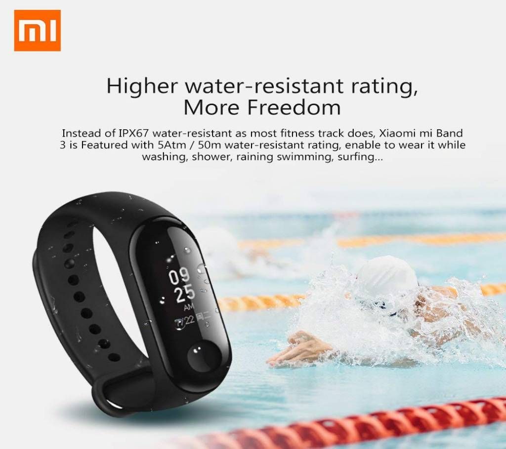 Xiaomi Mi Band 3 Fitness Tracker 50m Waterproof Smart Fitness Band