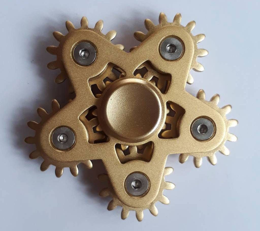 6 Gear pentagon Fidget Spinner - Golden