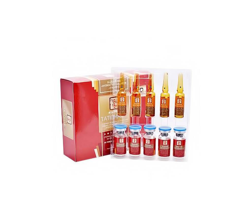 TATIOMAX PLUS+ GLUTATHIONE 1200MG W/ HYDROLYZED COLLAGEN - 10 VIALS Part Number/Sku:TM-TATIOMXPLUS
