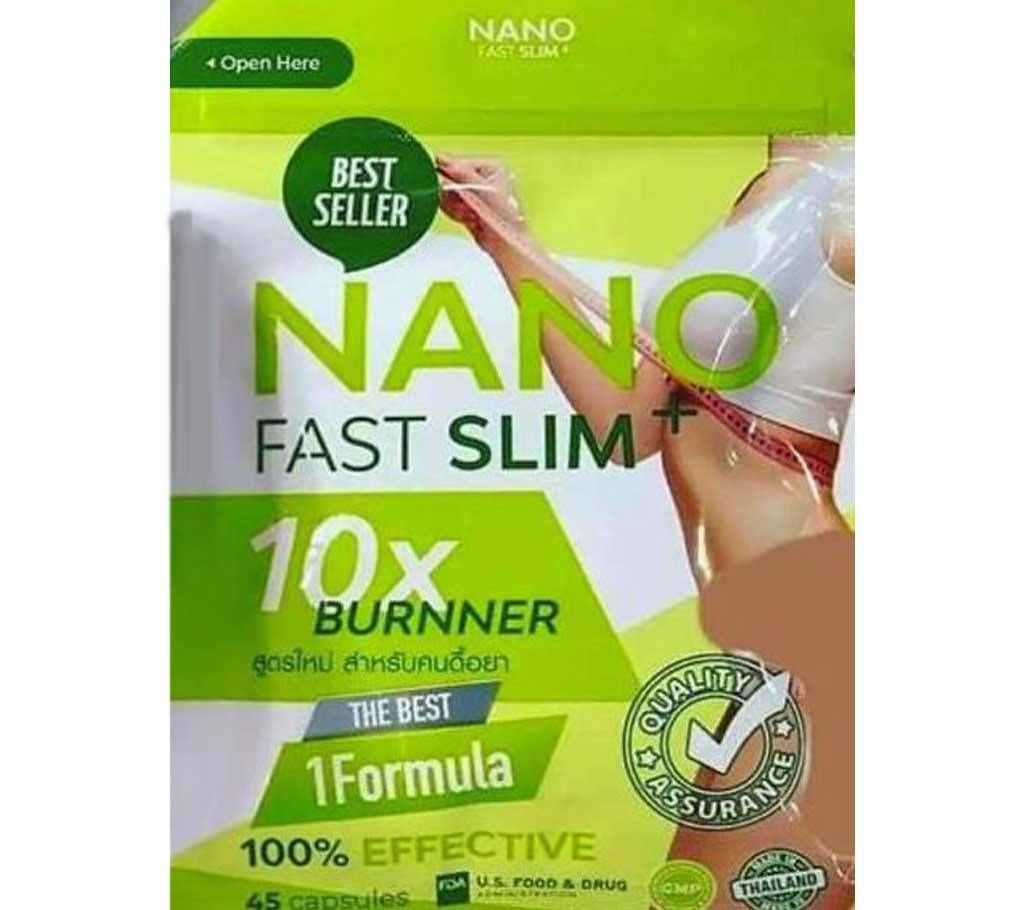 Nano Fast Slim 10X Burner- 45 slimming capsule-Thailand 