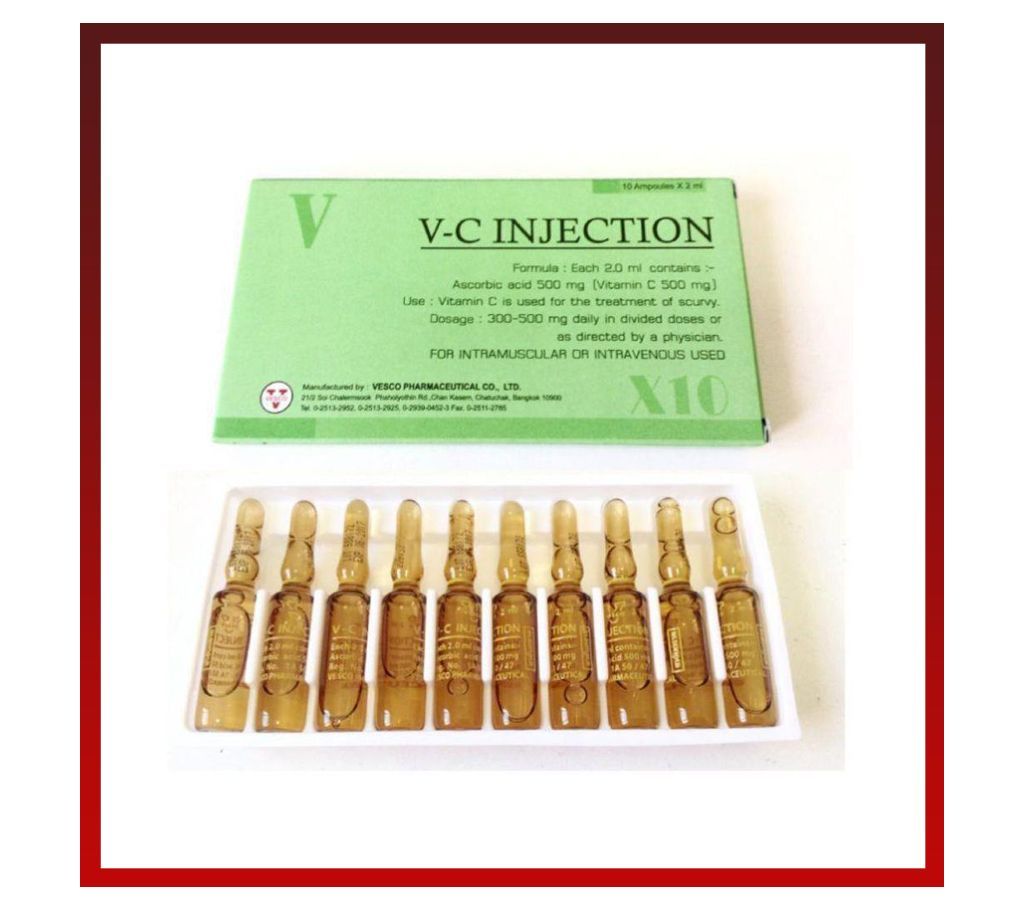 Vitamin C 500 mg injection Thailand