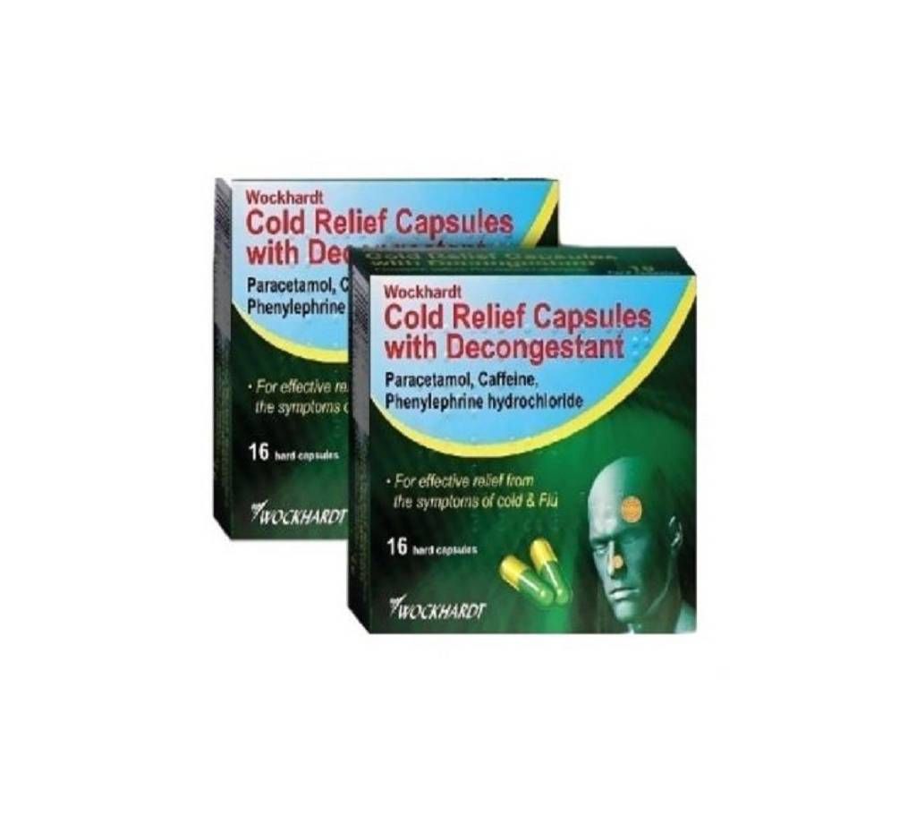 Cold Relief Capsules with Decongestant