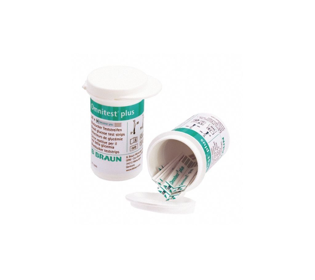 Omnitest Plus Blood Glucose Monitor Test-50 strips