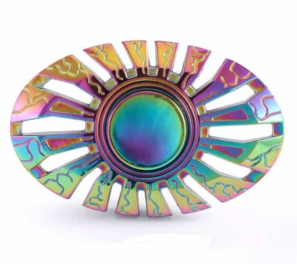 Rainbow Ellipse Fidget Spinner Stress Reducer Toy 