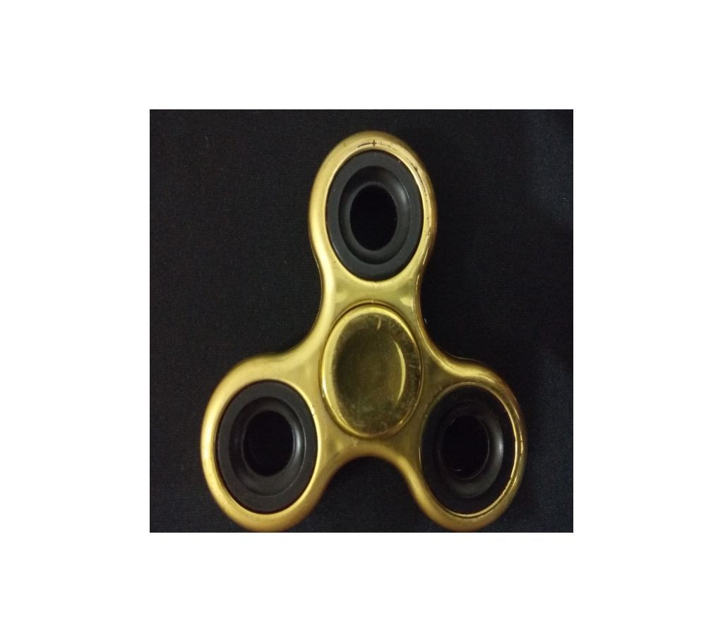 Golden aluminium Fidget Spinner Stress Reducer Toy