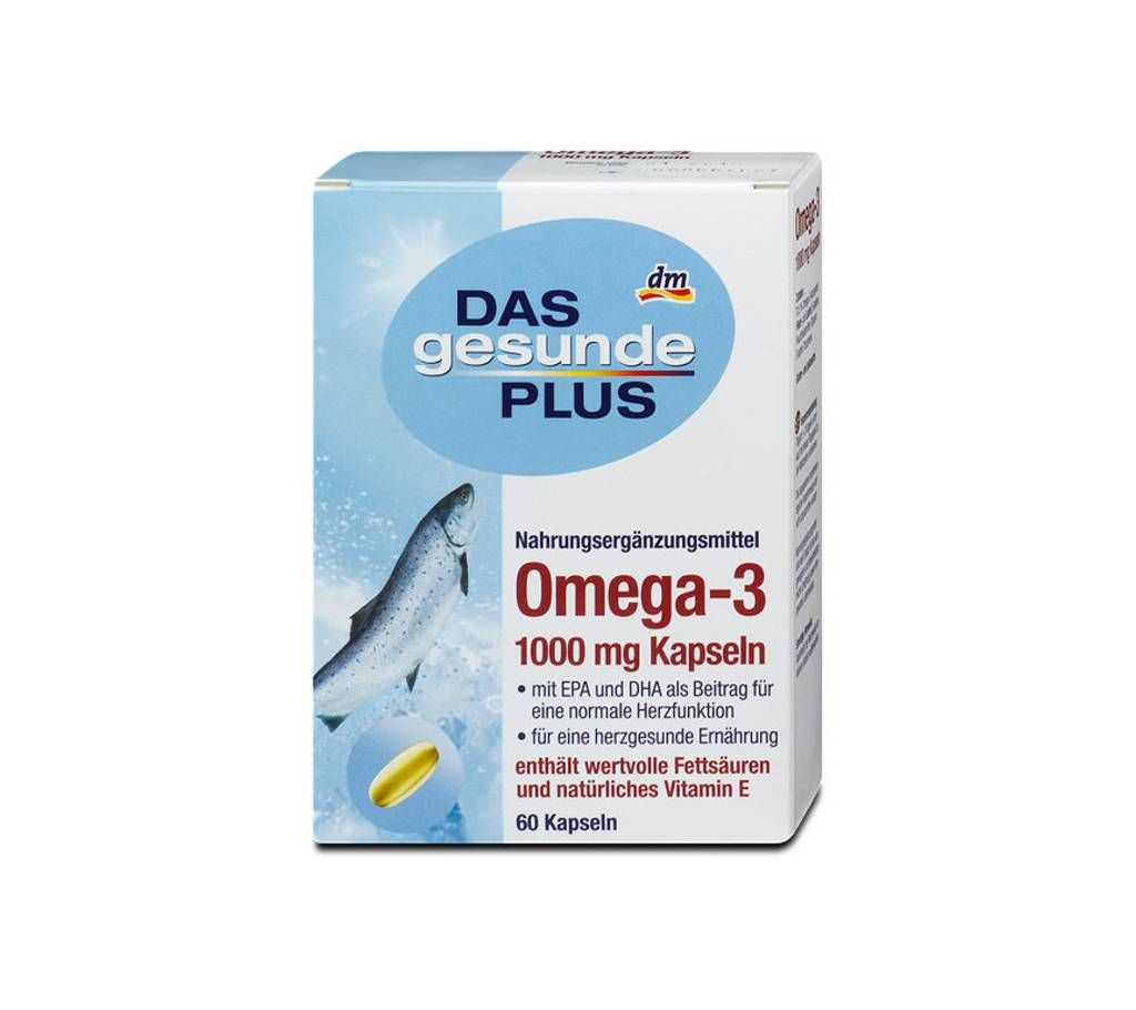 Sea Fish and Salmon Fish Oil Omega-3 1000g Capsule 60 capsule (Europe)