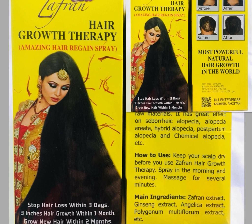 Zafran Hair Growth Therapy 150gm - Pakistan