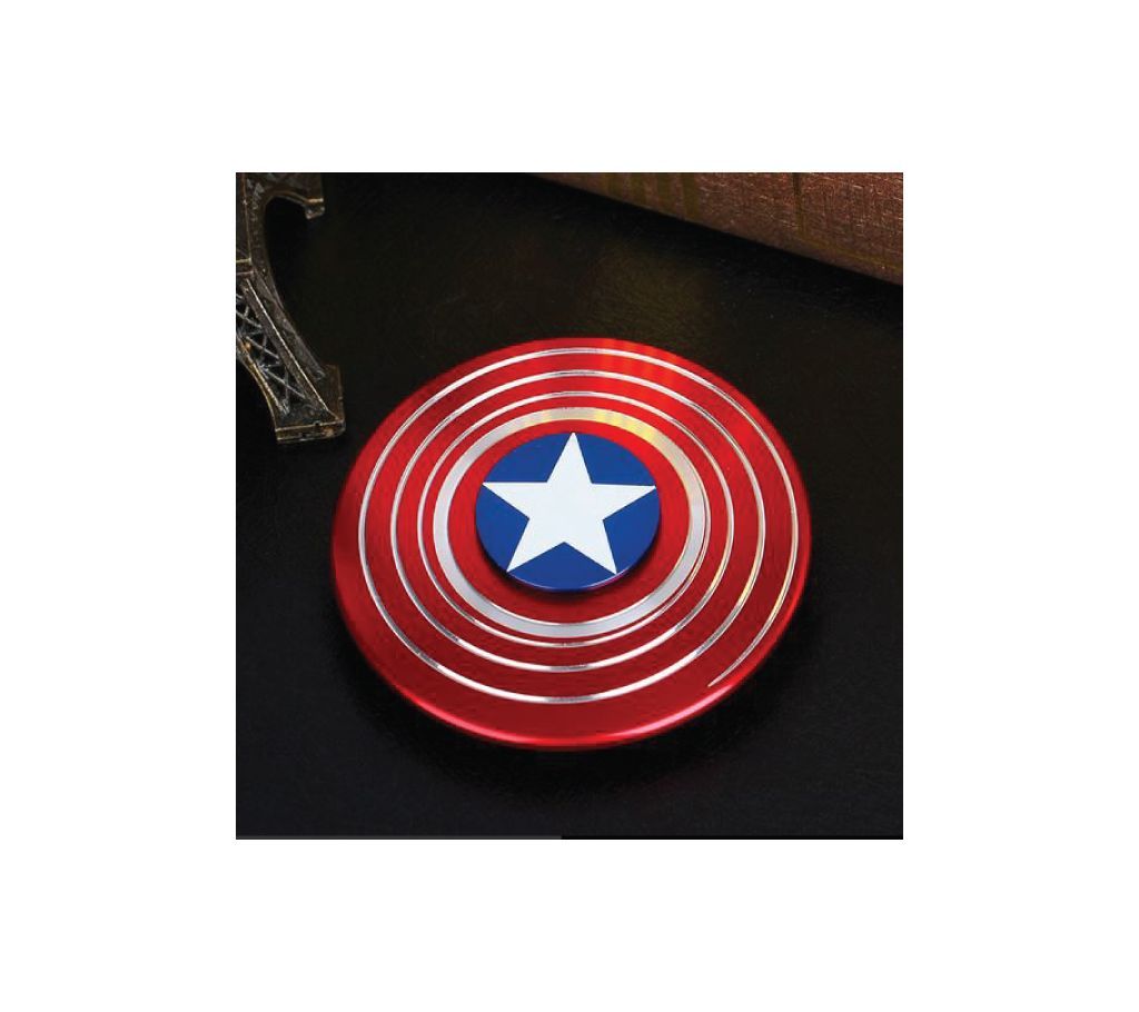 Captain America Round Fidget Spiner Stress Reducer Toy