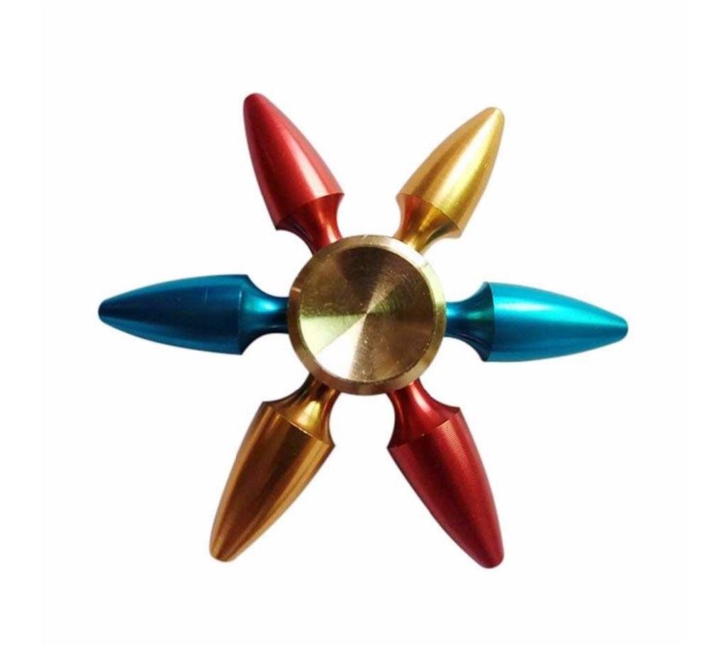 Metal Star Fidget Spinner Toy 