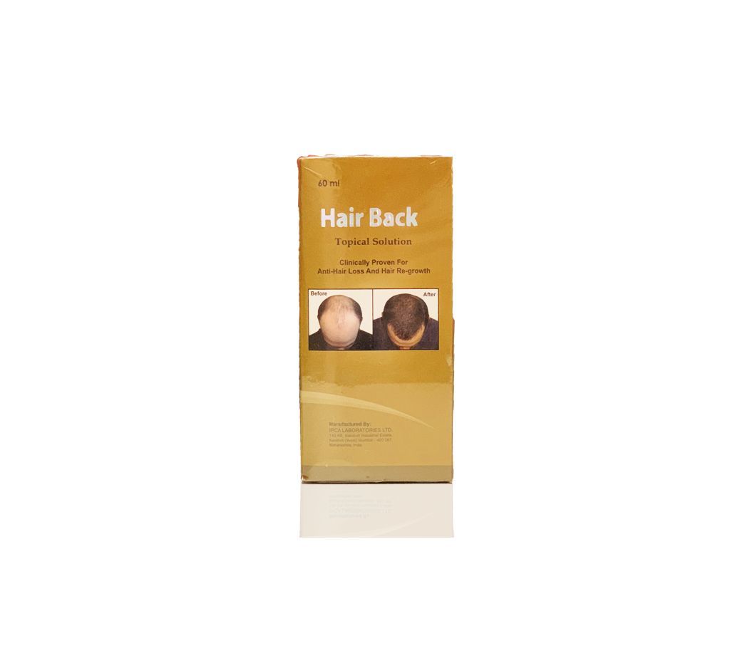 Hair Back 5% minoxidil, 60ml (India)