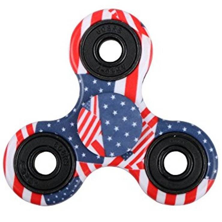 USA Flag Fidget spinner stress reducer toy 
