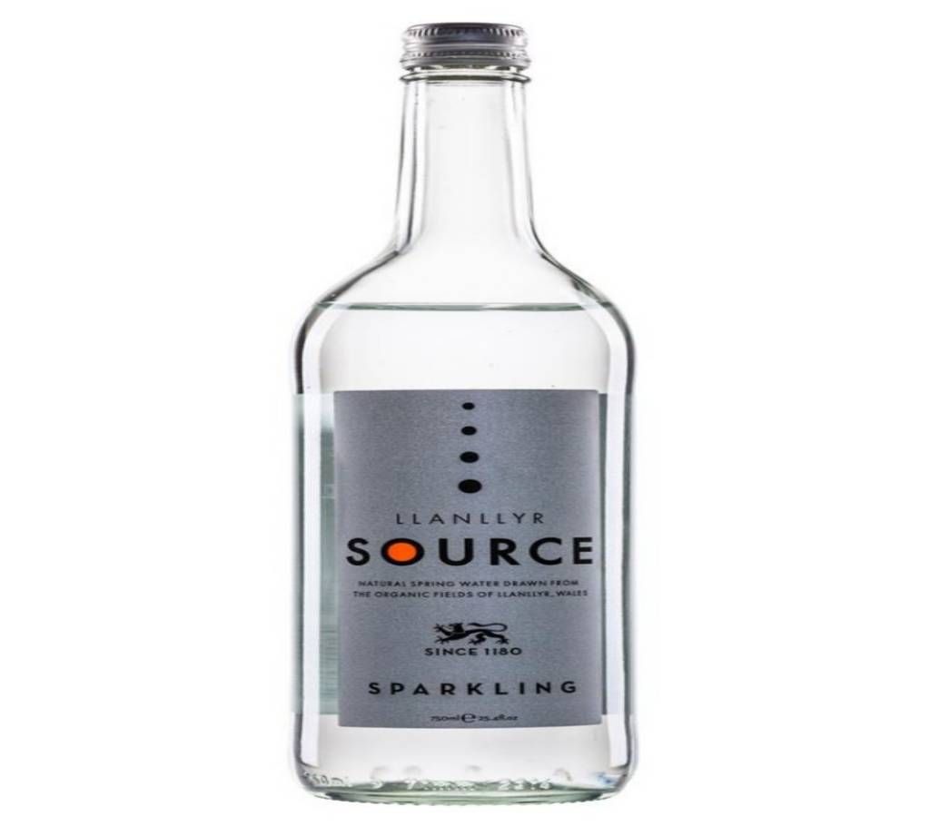 Llanllyr Source Sparkling Mineral Water Bottle UK 750ml