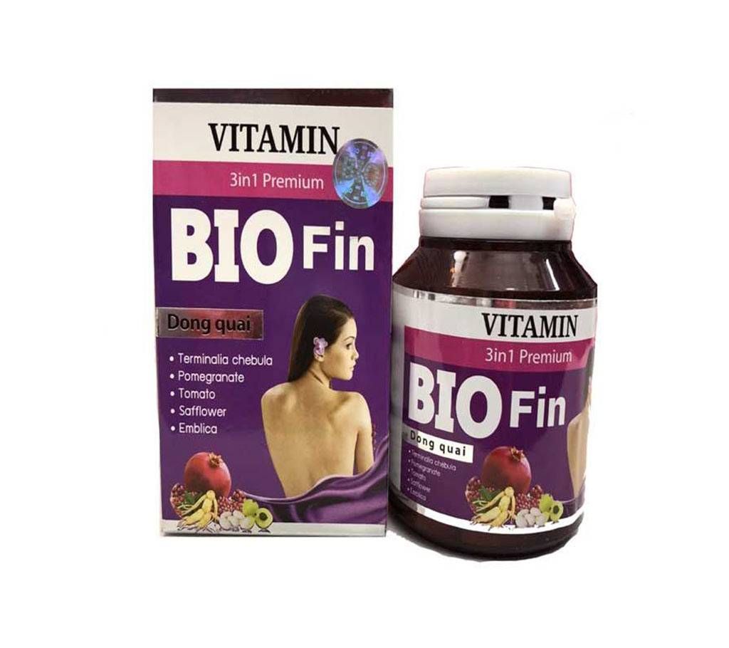 Bio Fin Vitamin Fairness Capsule 30 Tablet (Thailand)