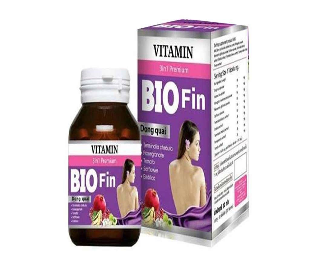 Bio Fin Vitamin 3 in 1 Premium-30gm-Thailand 