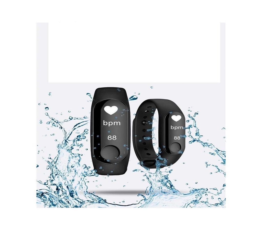 M3 Smart Band Color Monitor Waterproof Heart