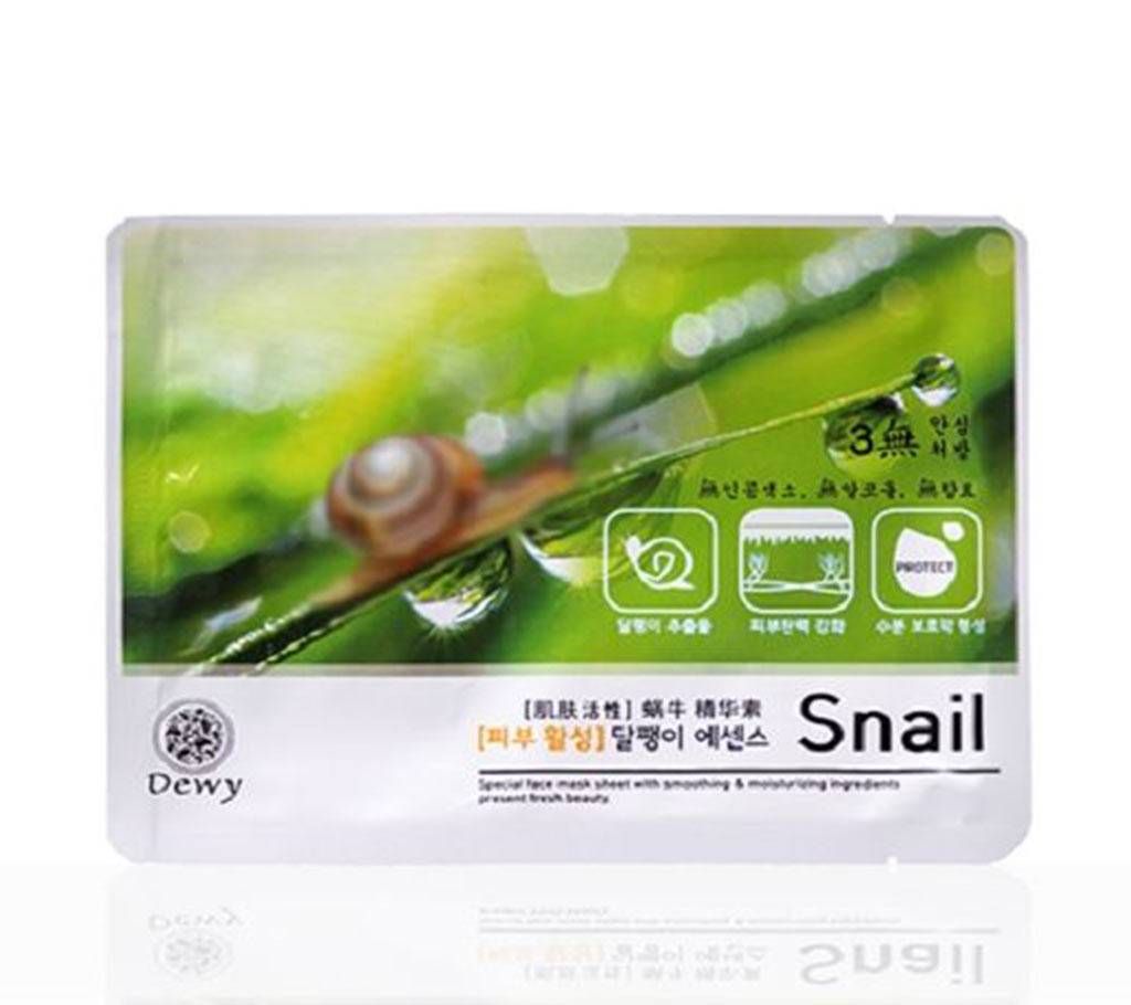 DEWY SNAIL ESSENCE MASK-25gm-Korea   