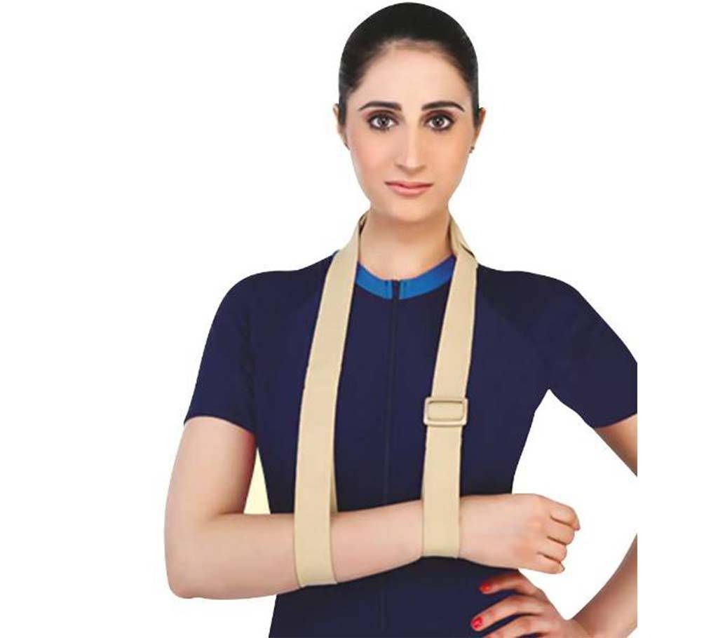 Arm-sling strap with shaver cushion