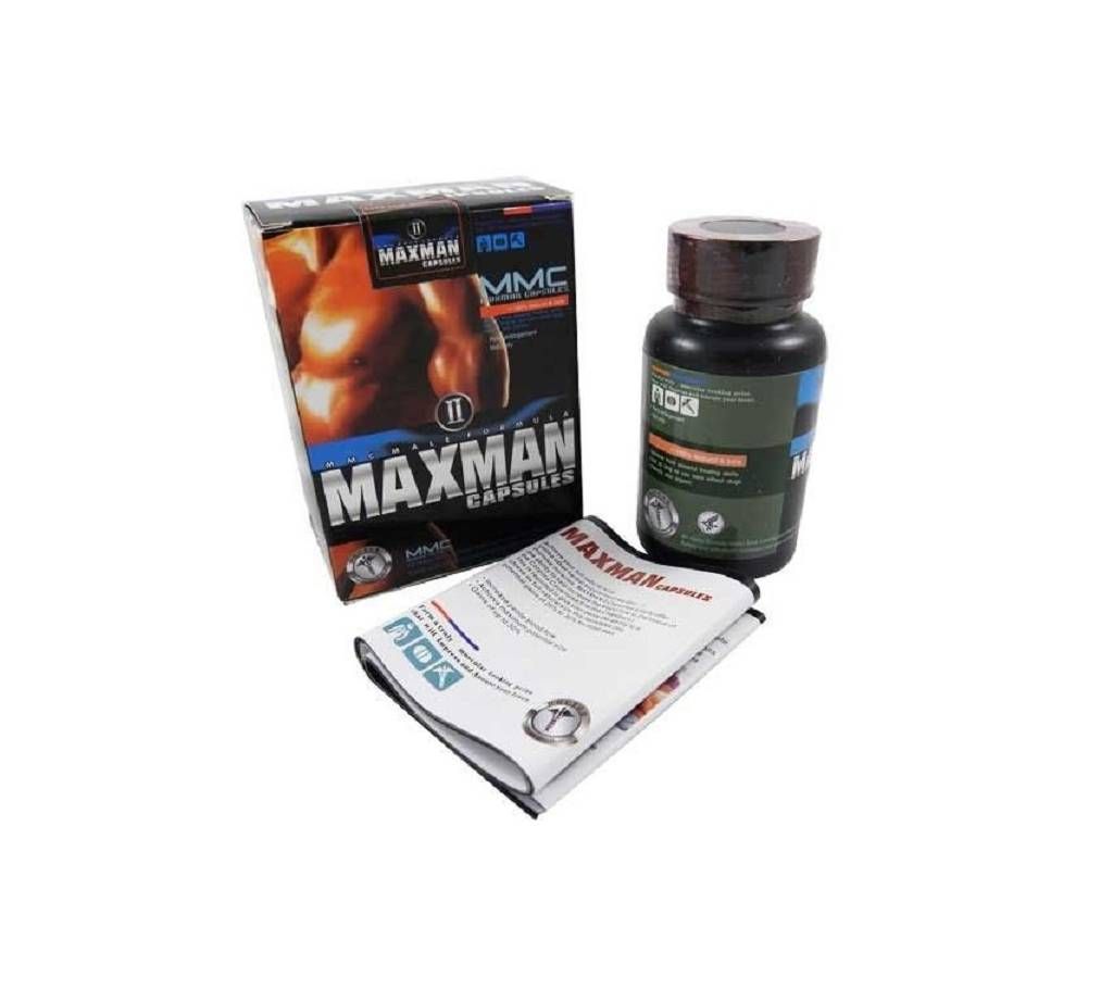 Maxman 2 for Bigger and Stronger Penis - 60 Pcs Capsules